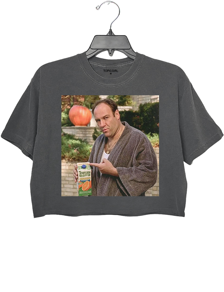 Tony Soprano Juice Crop Top