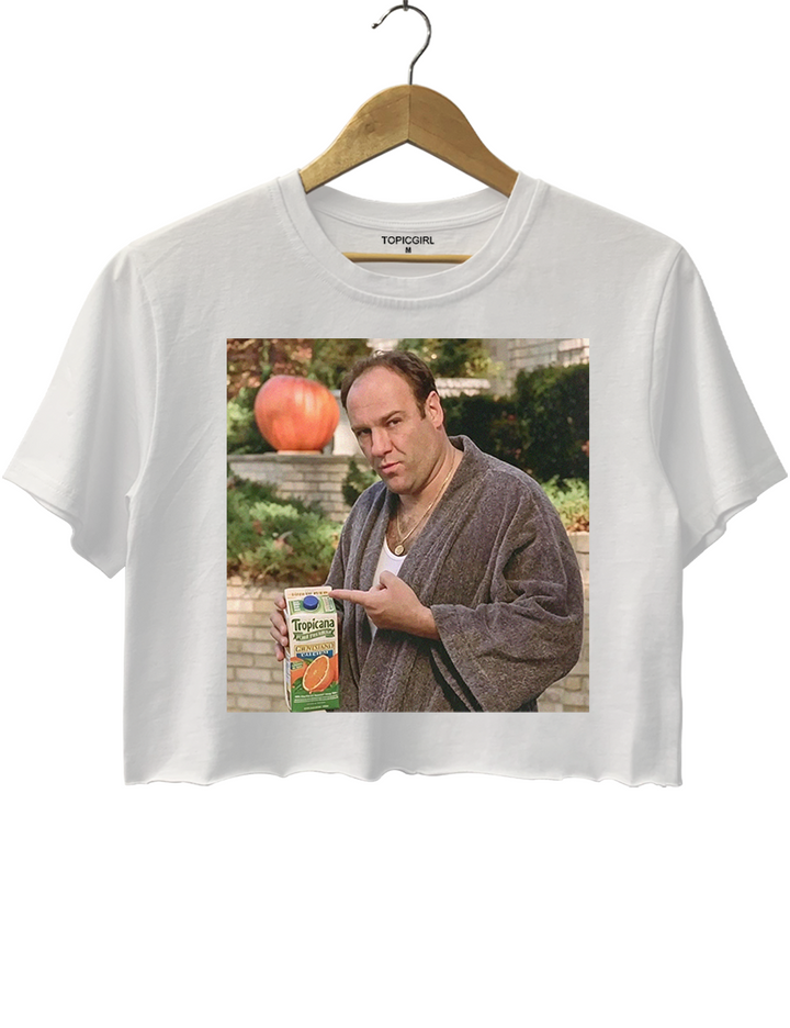 Tony Soprano Juice Crop Top