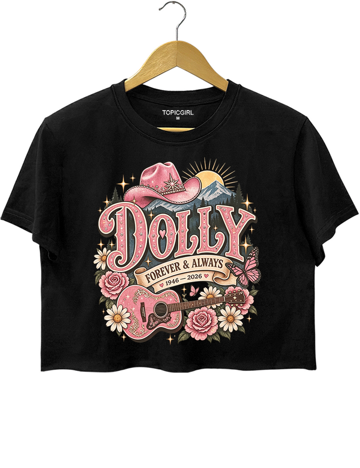 Dolly Parton Memorial Crop Top