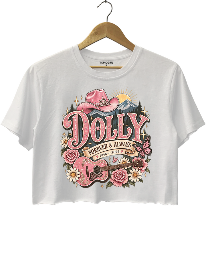 Dolly Parton Memorial Crop Top