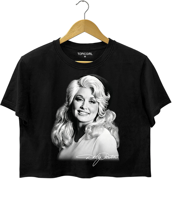 Country Music Legend Dolly Parton Crop Top