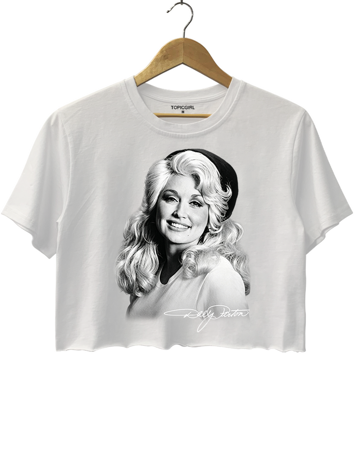Country Music Legend Dolly Parton Crop Top