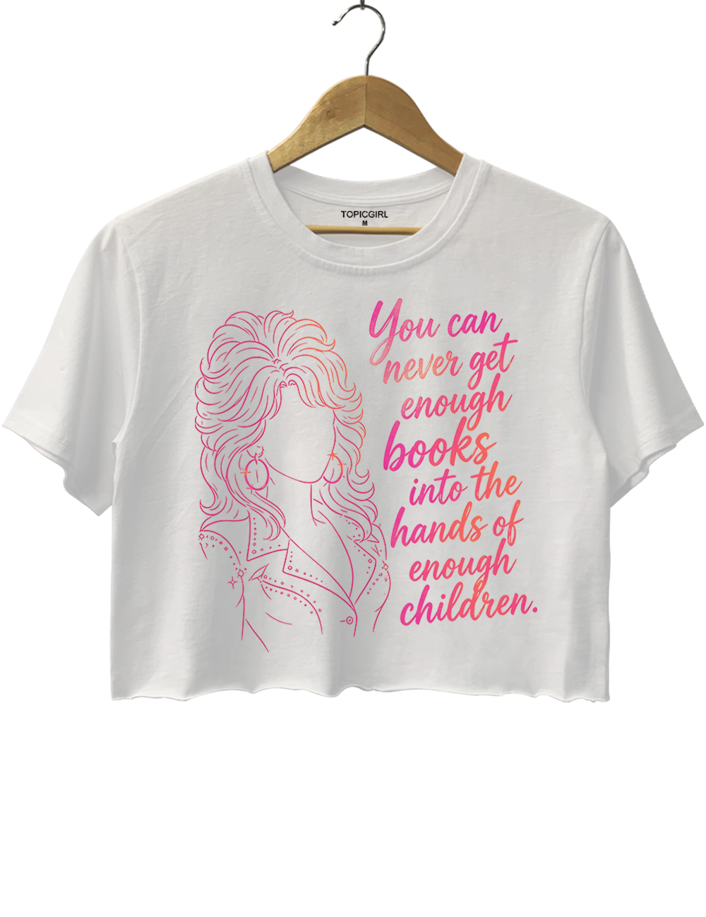 Country Music Dolly Parton Quote Crop Top