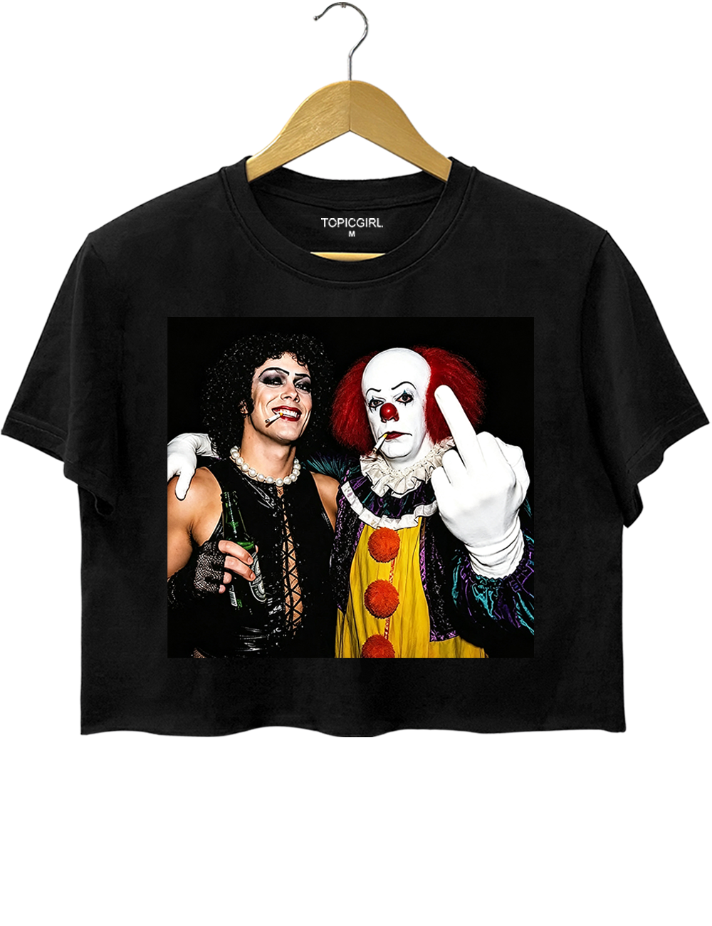 Funny Tim Curry Crop Top