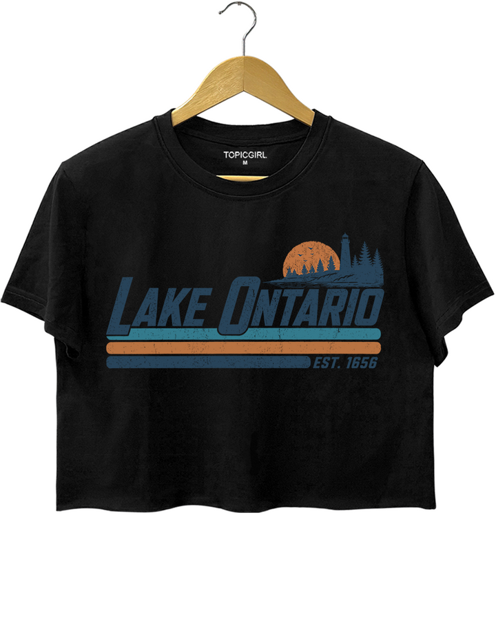 Lake Ontario Great Lakes Crop Top