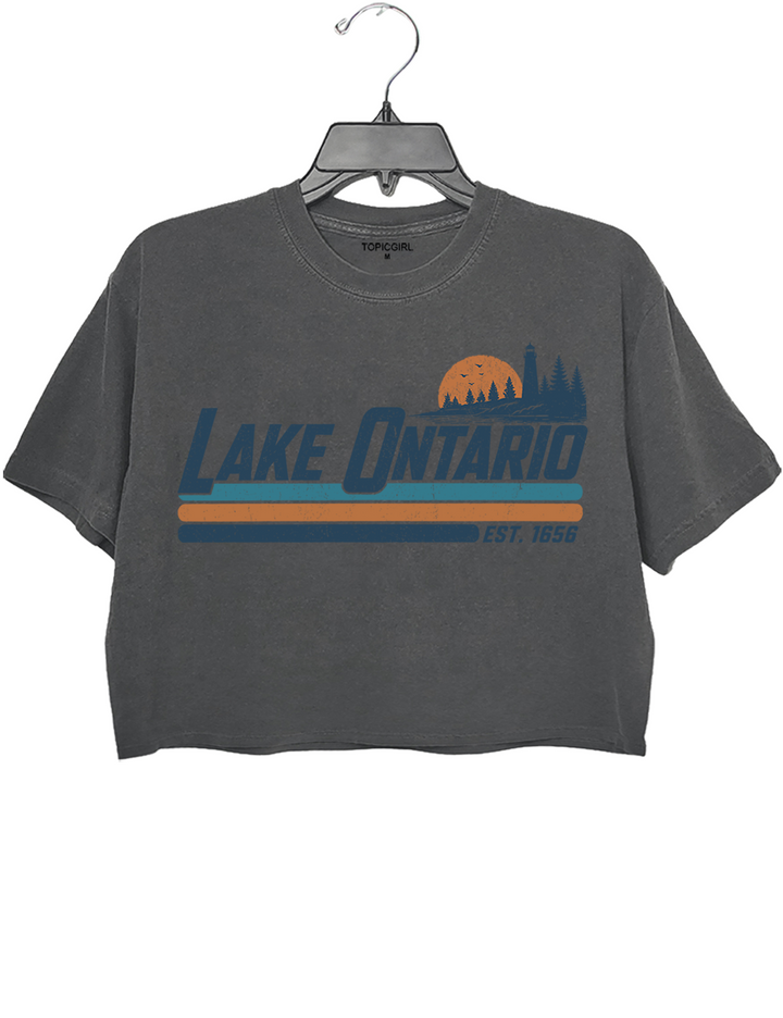 Lake Ontario Great Lakes Crop Top