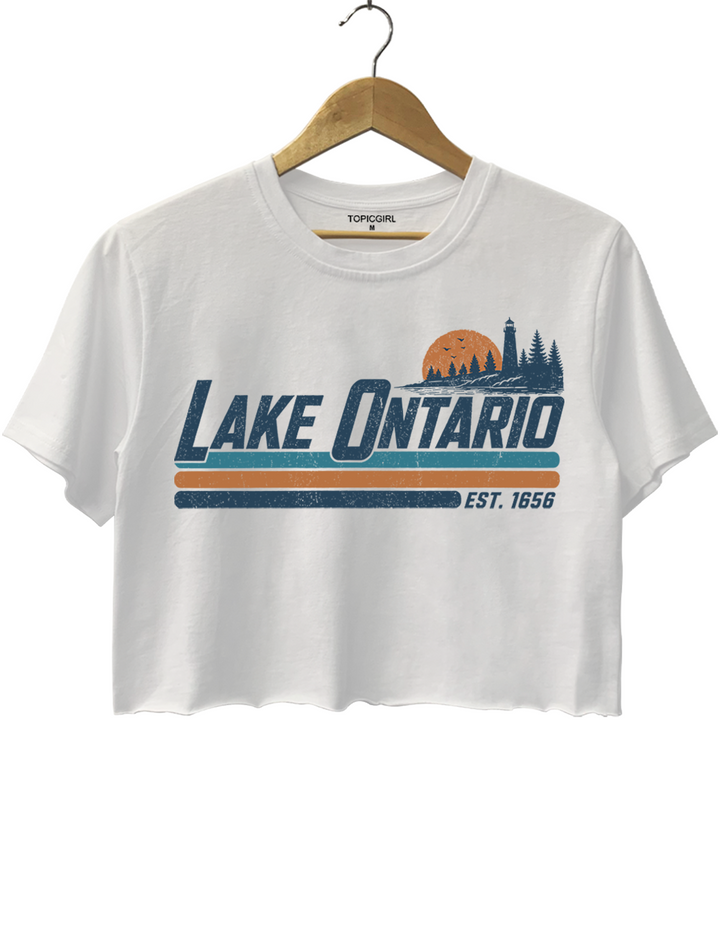 Lake Ontario Great Lakes Crop Top