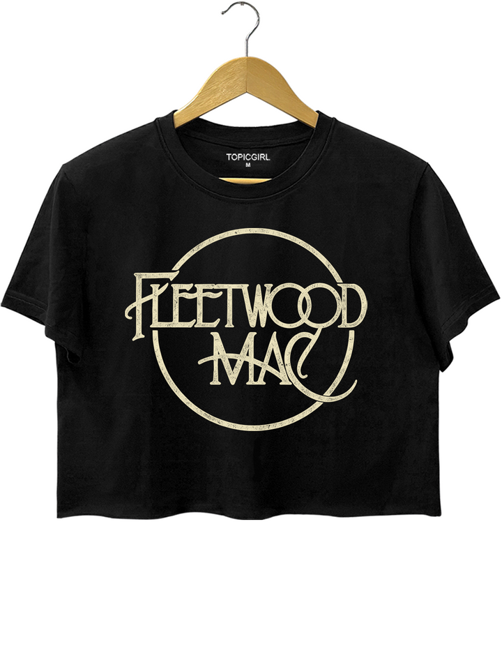 Fleetwood Mac Vintage Rock Band Crop Top