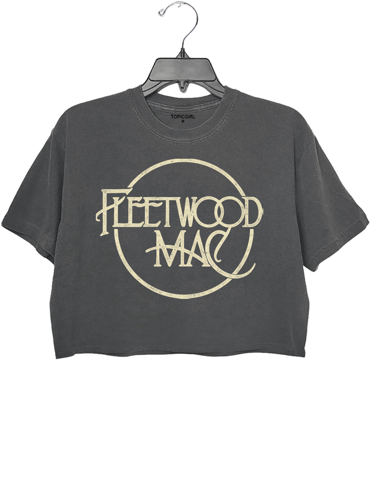 Fleetwood Mac Vintage Rock Band Crop Top