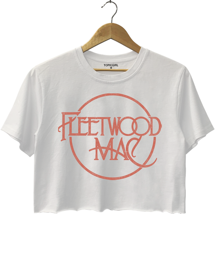 Fleetwood Mac Vintage Rock Band Crop Top
