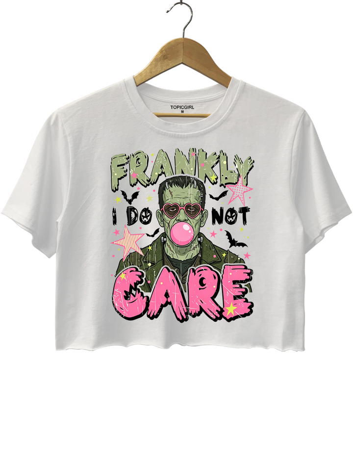 Frankly I Do Not Care Crop Top