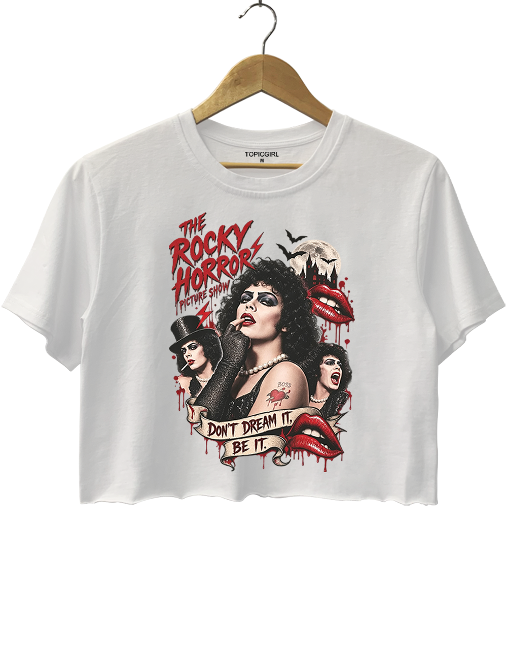 Rocky Horror Picture Show Tim Curry Crop Top