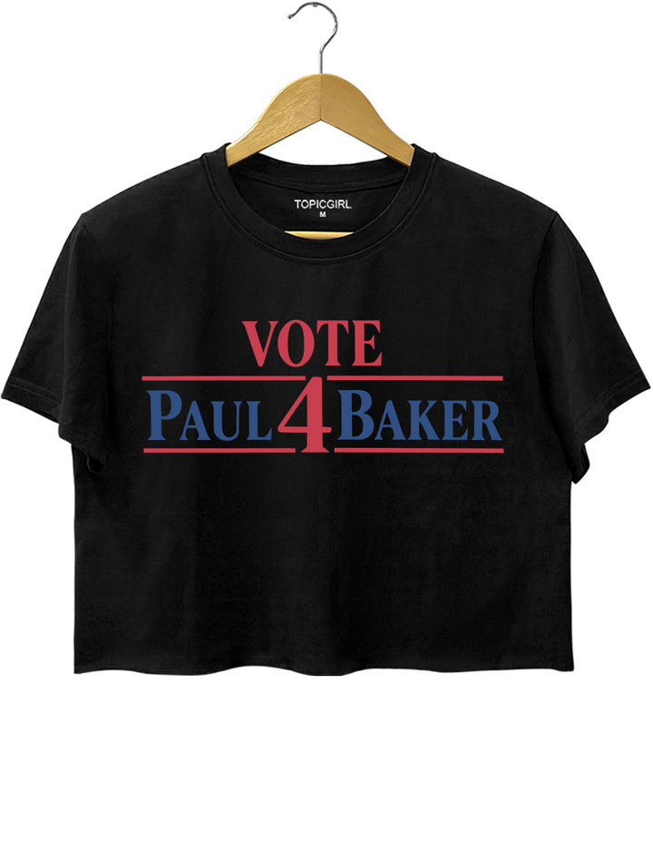 Vote Paul 4 Baker Crop Top