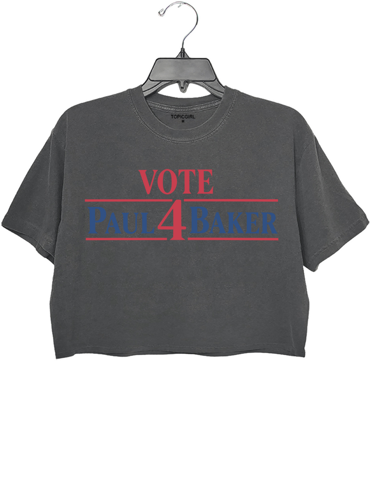 Vote Paul 4 Baker Crop Top