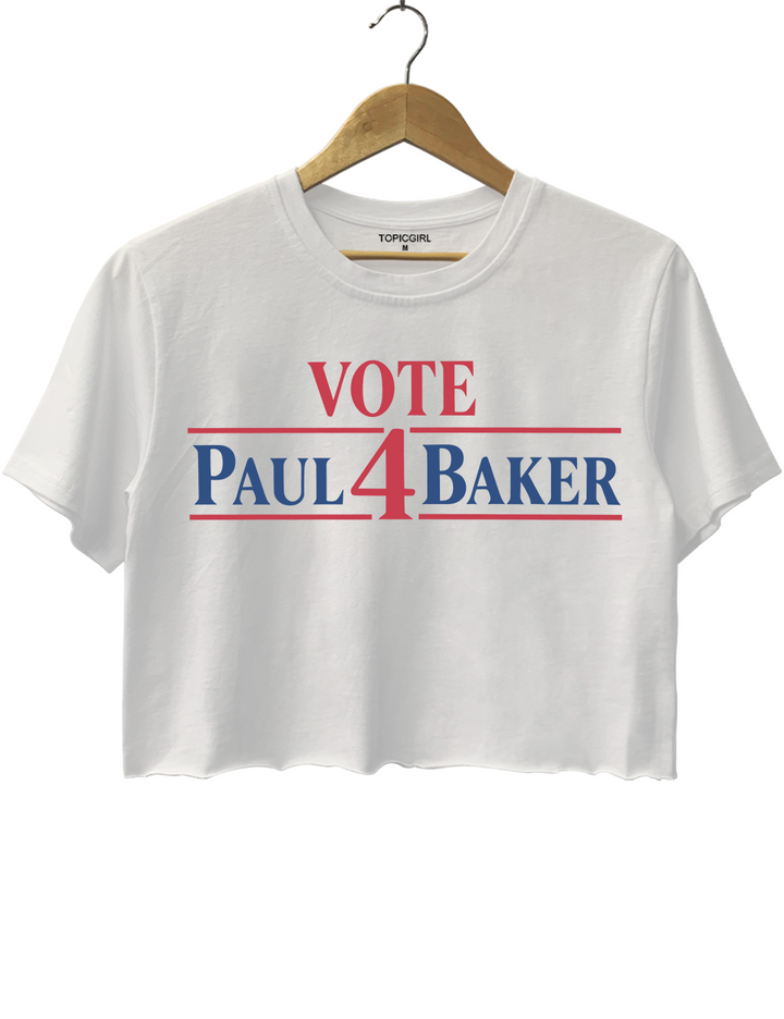 Vote Paul 4 Baker Crop Top