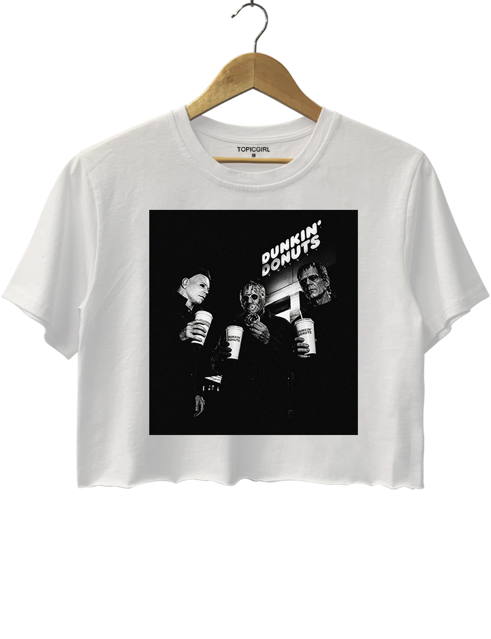 Michael And Jason Drink Dunkin’ Donuts Crop Top