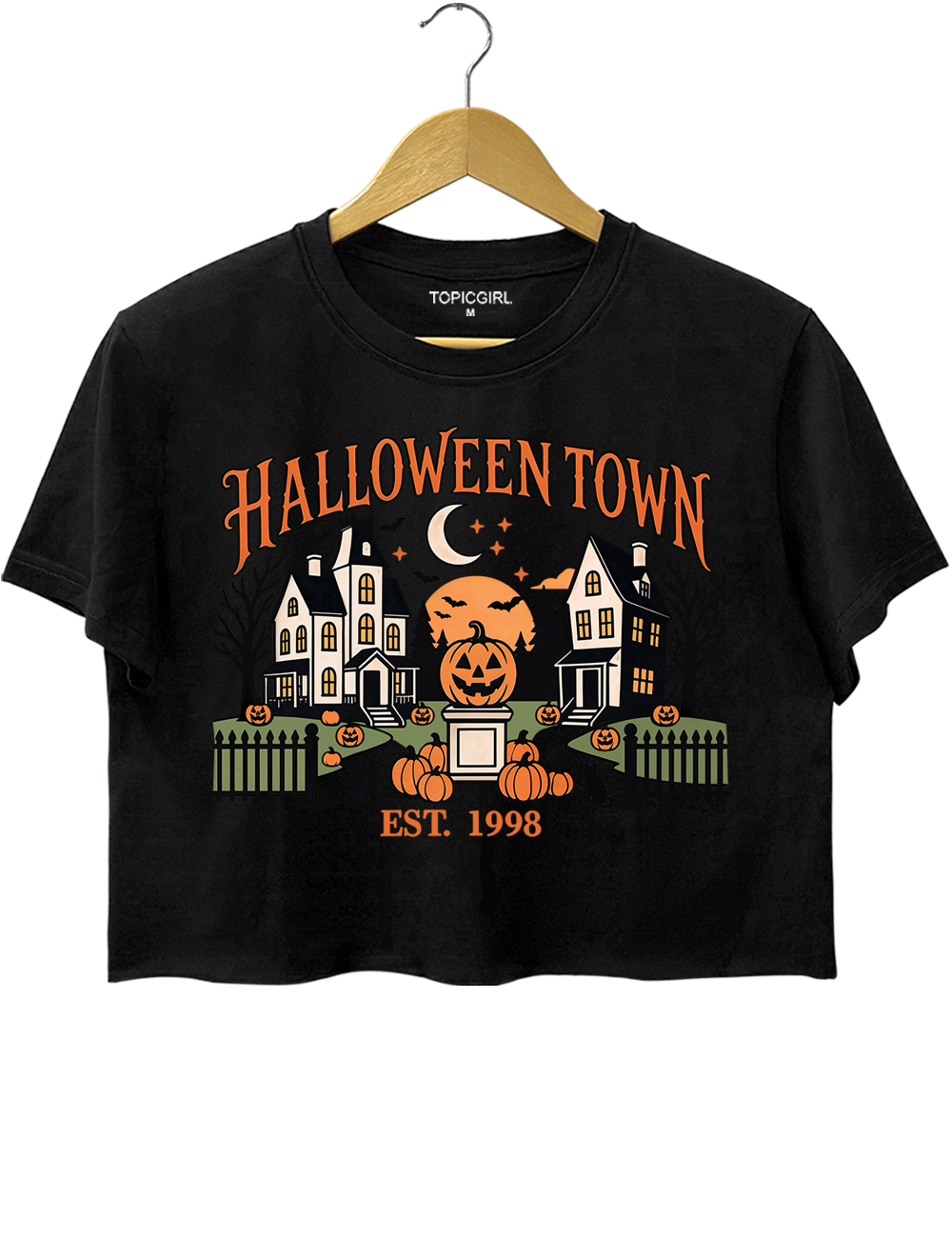 HalloweenTown Spooky Village Crop Top