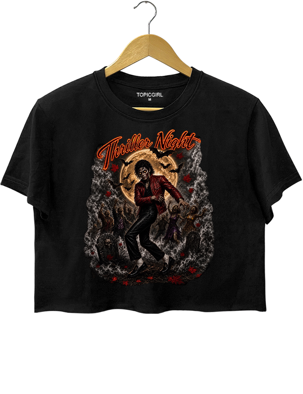 Thriller Night Crop Top