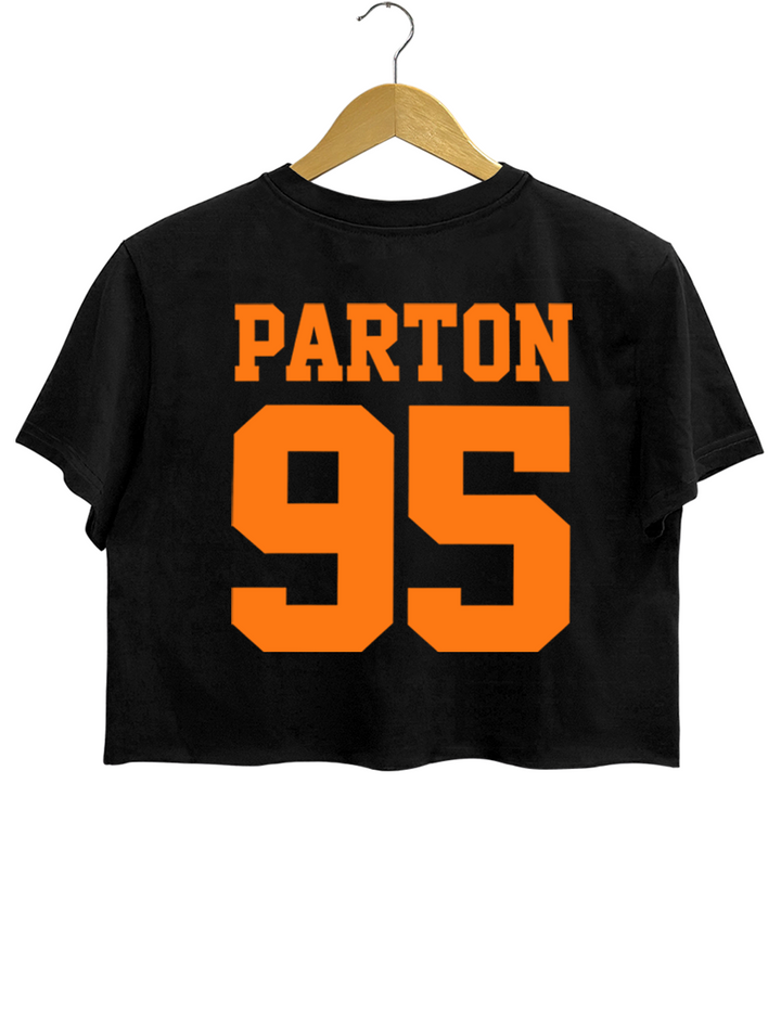Dolly Parton 95 Football Crop Top