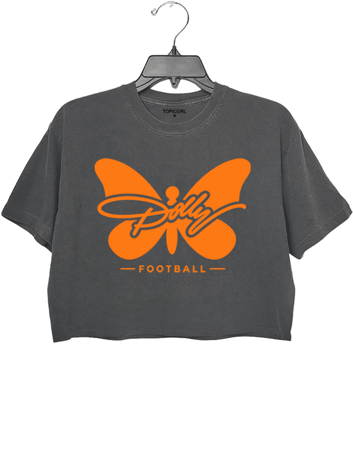 Dolly Parton 95 Football Crop Top