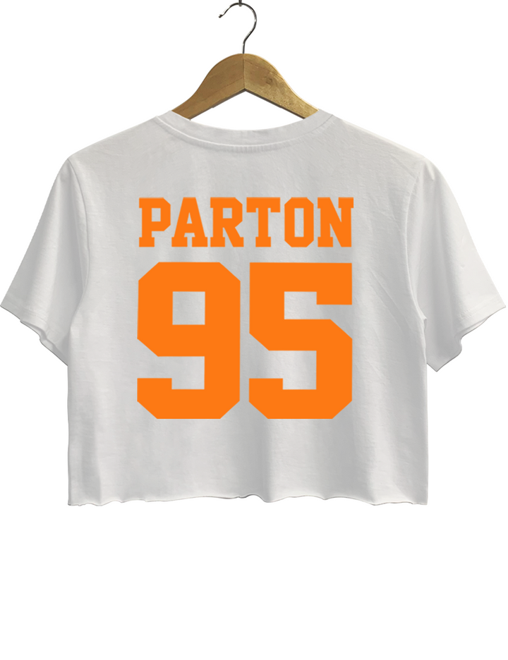 Dolly Parton 95 Football Crop Top