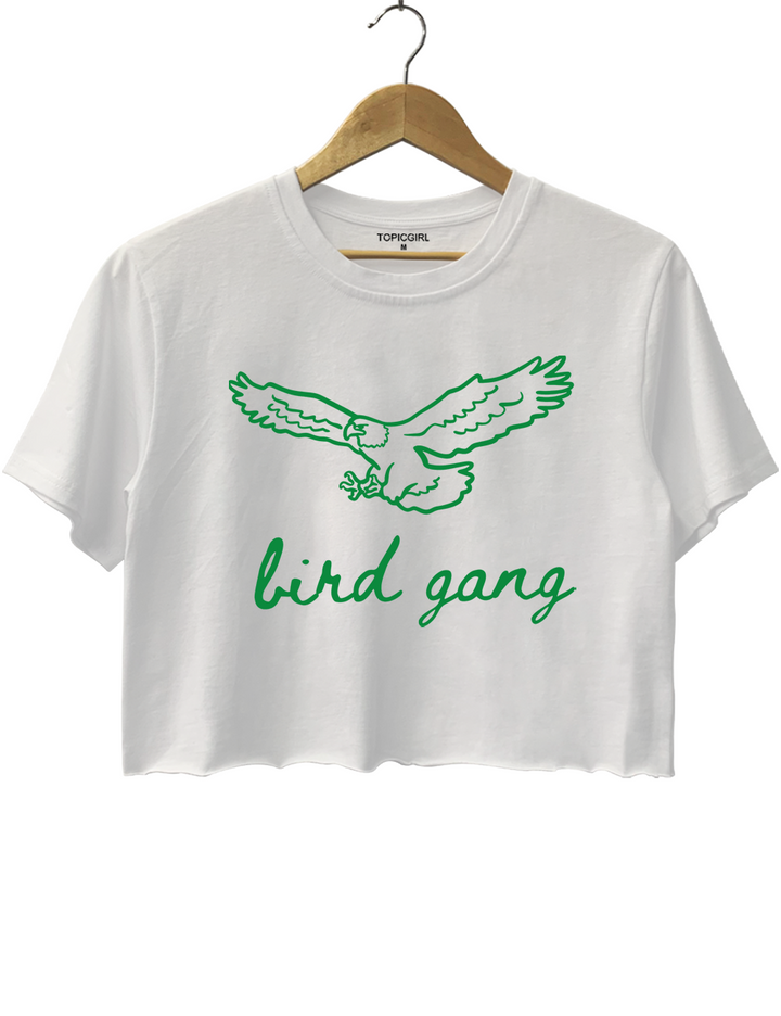 Bird Gang Football Fans Crop Top