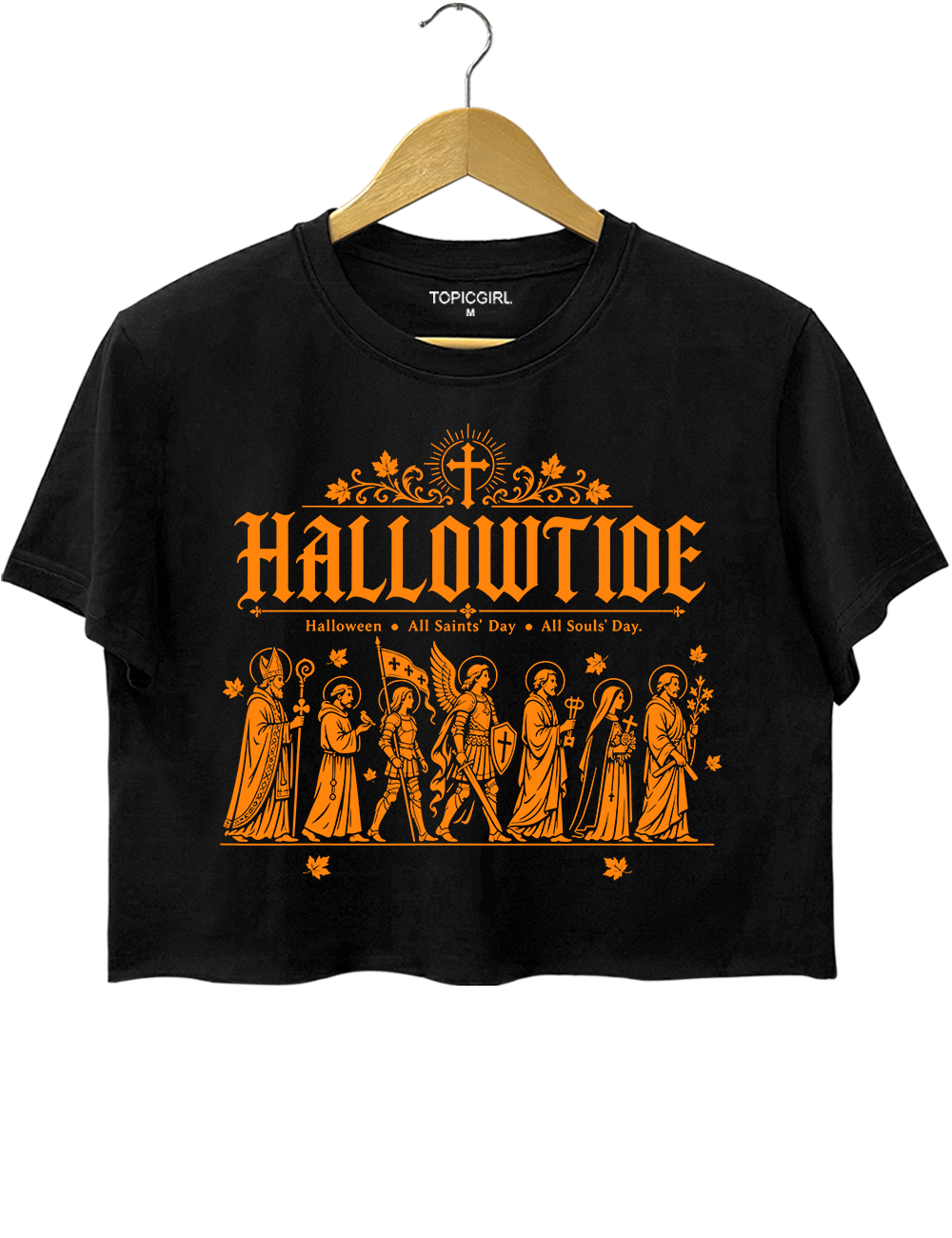 Catholic Halloween Crop Top