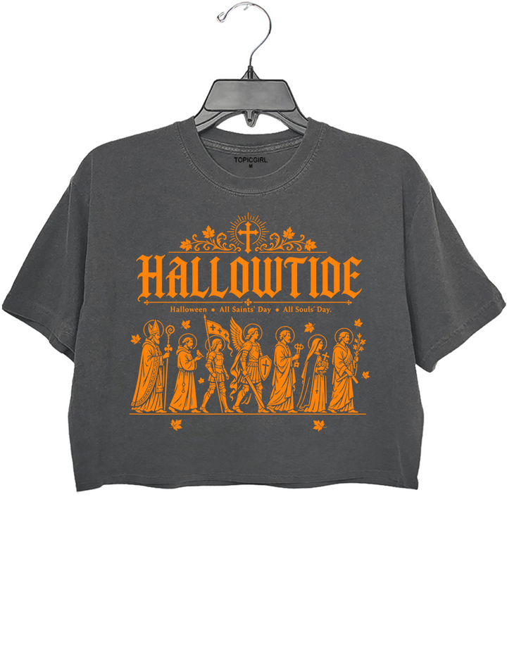 Catholic Halloween Crop Top