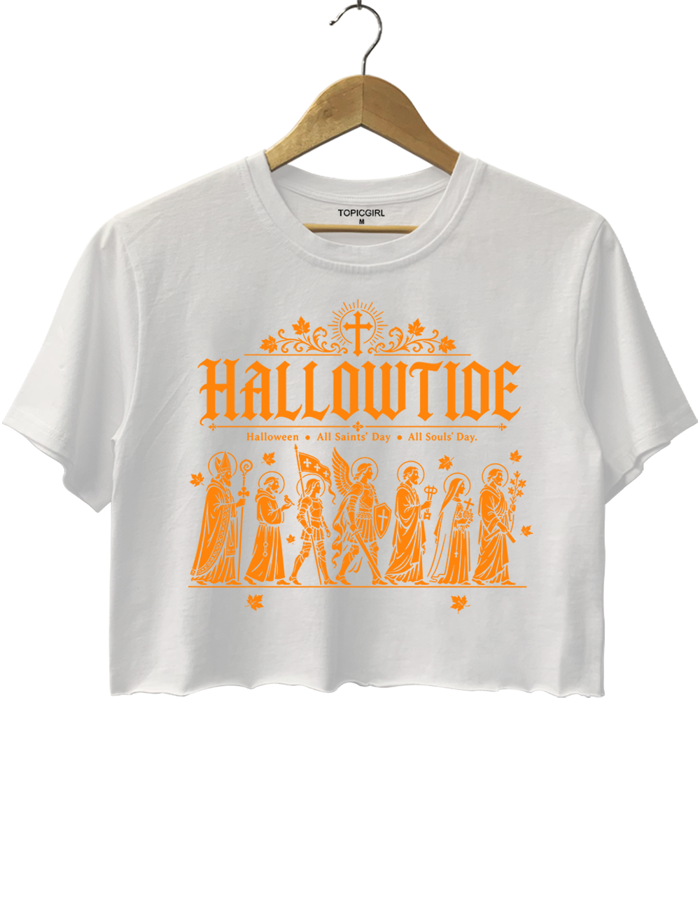 Catholic Halloween Crop Top