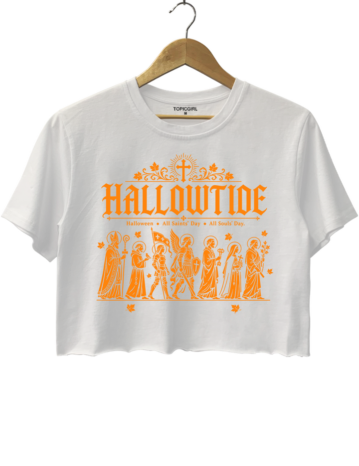 Catholic Halloween Crop Top