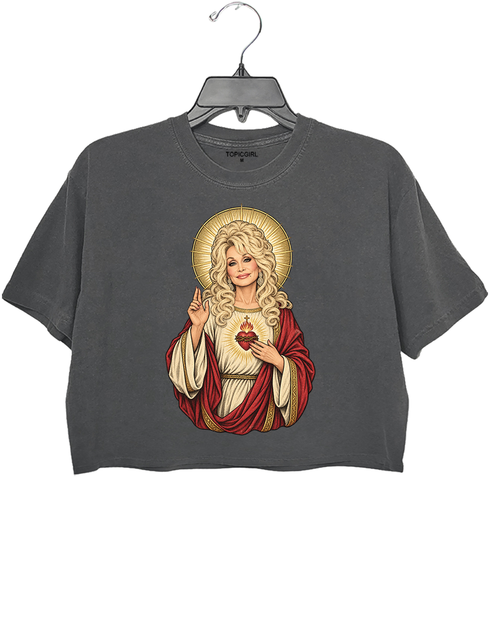 Holy Dolly Bless You Crop Top