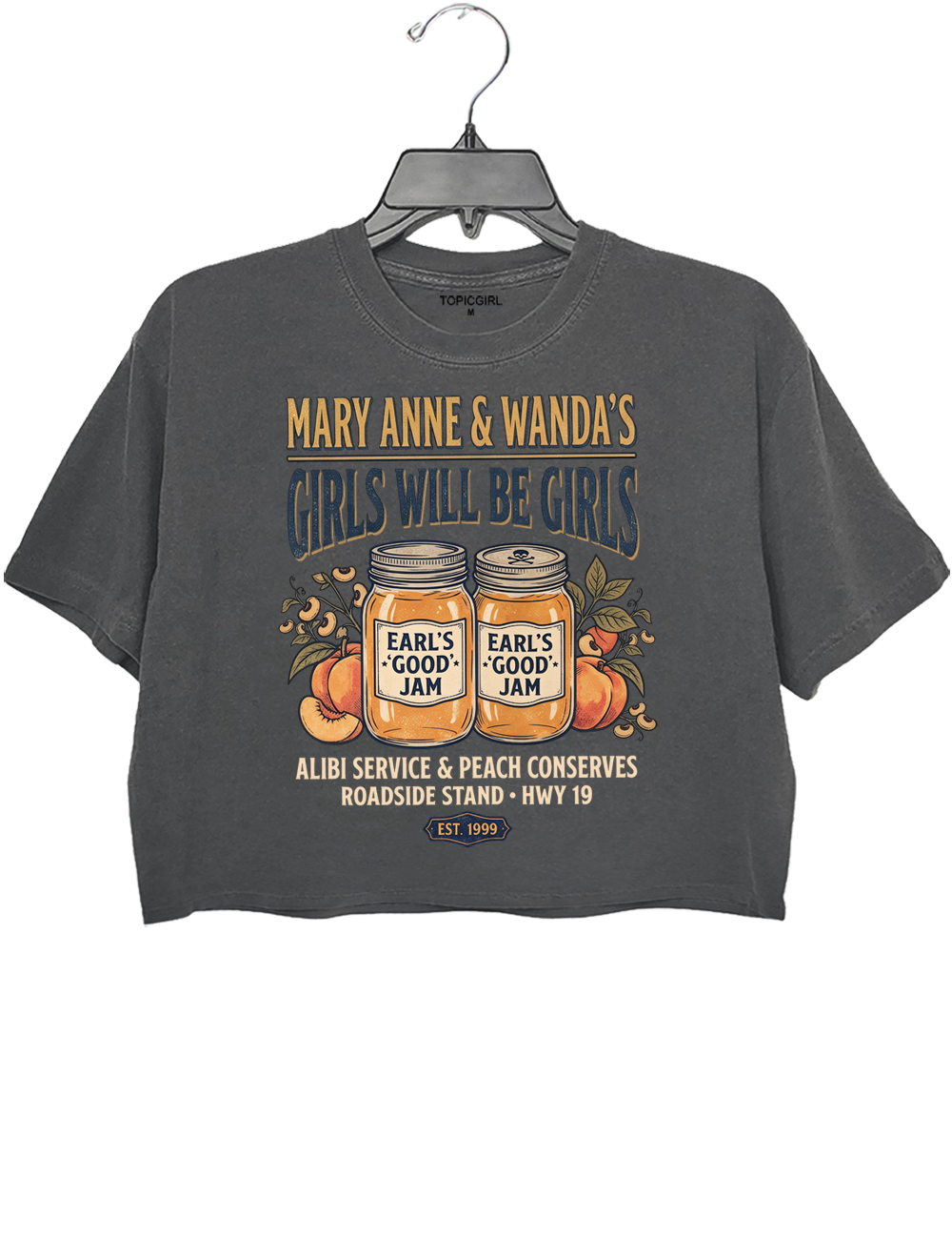 Girls Will Be Girls Mary Anne &amp; Wanda Crop Top