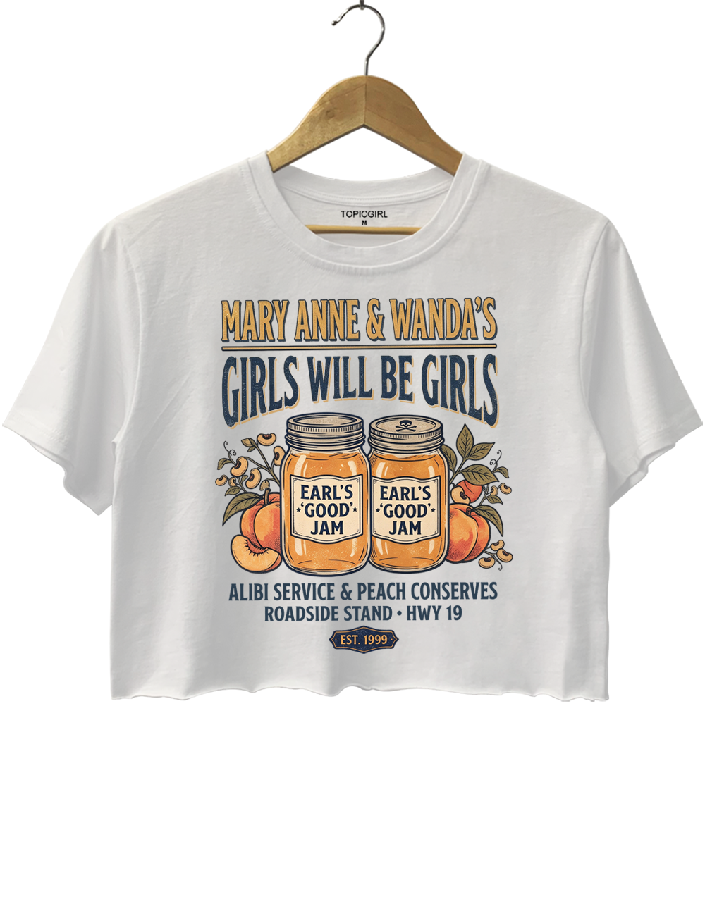 Girls Will Be Girls Mary Anne &amp; Wanda Crop Top