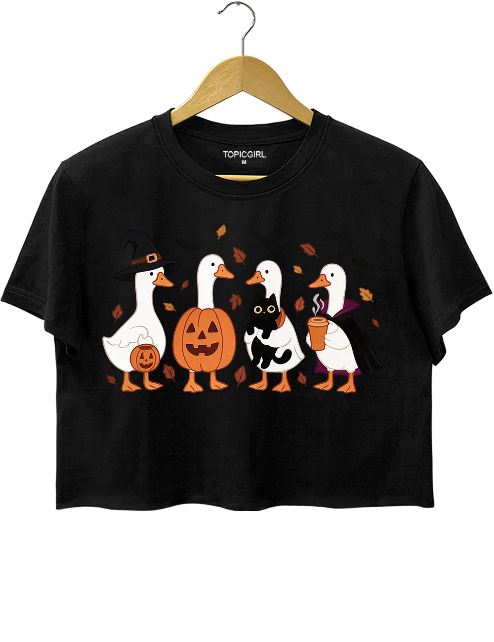 Halloween Goose Crop Top