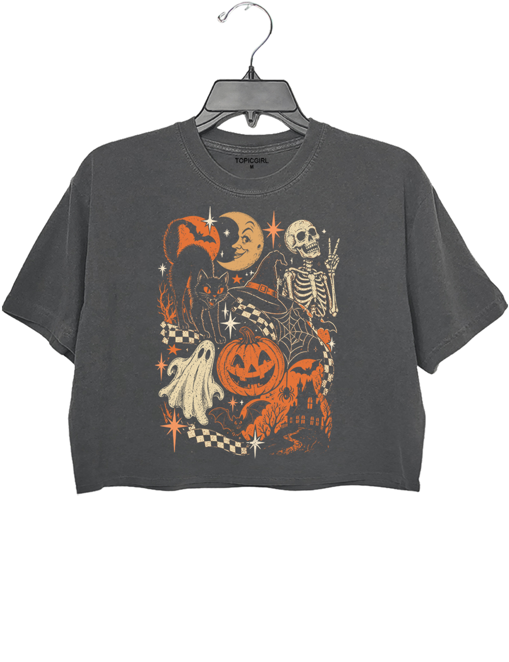 Retro Halloween Crop Top