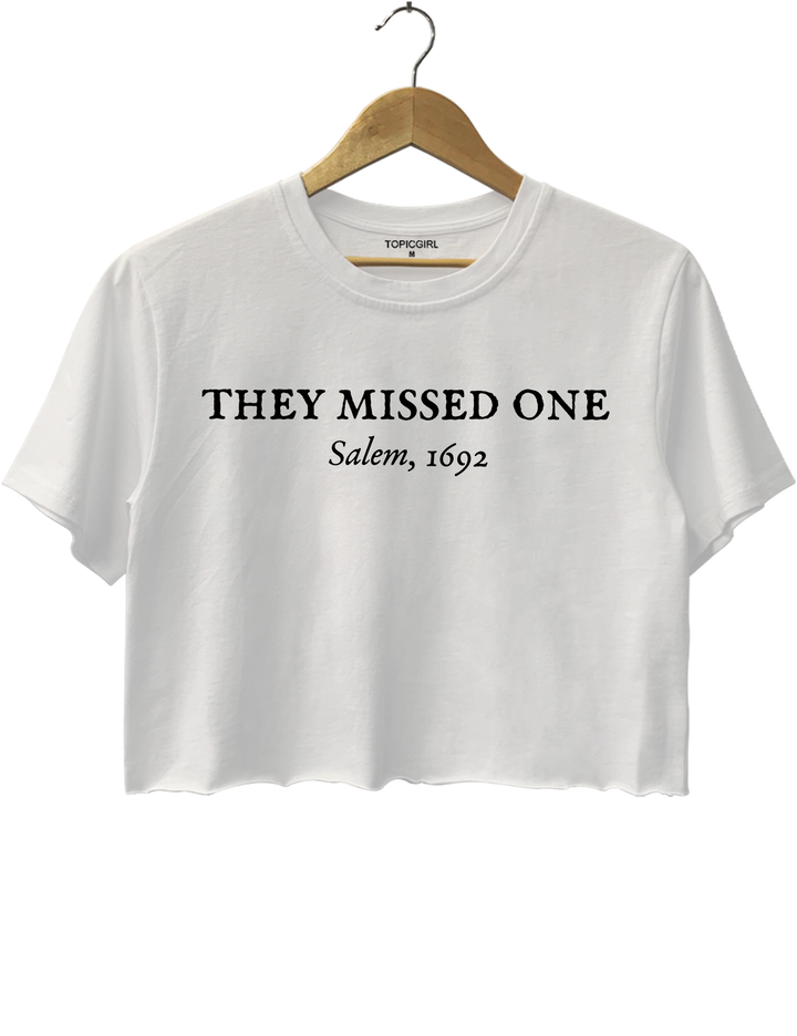 They Missed One Salem 1692 Crop Top