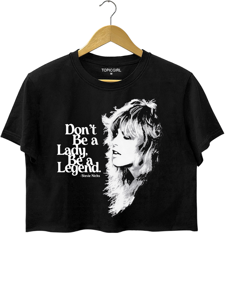 Stevie Nicks Legend Crop Top