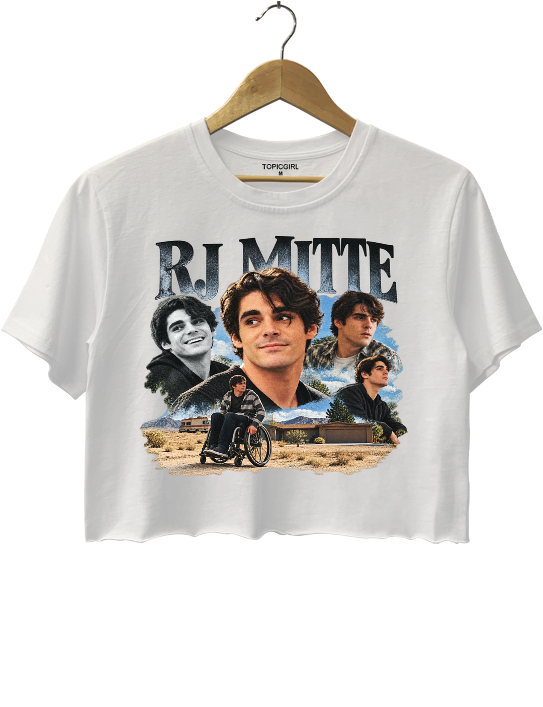 RJ Mitte Memorial Crop Top