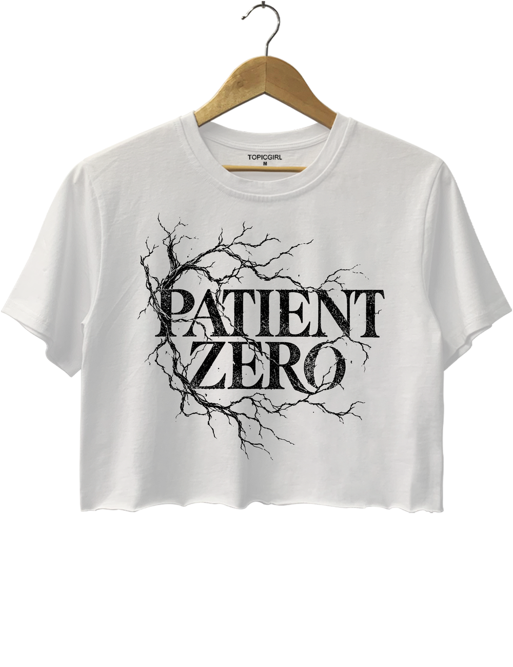 Patient Zero Taylor Crop Top - White