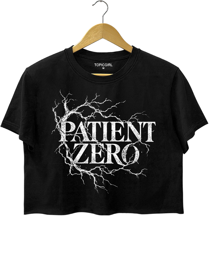 Patient Zero Taylor Crop Top - Black