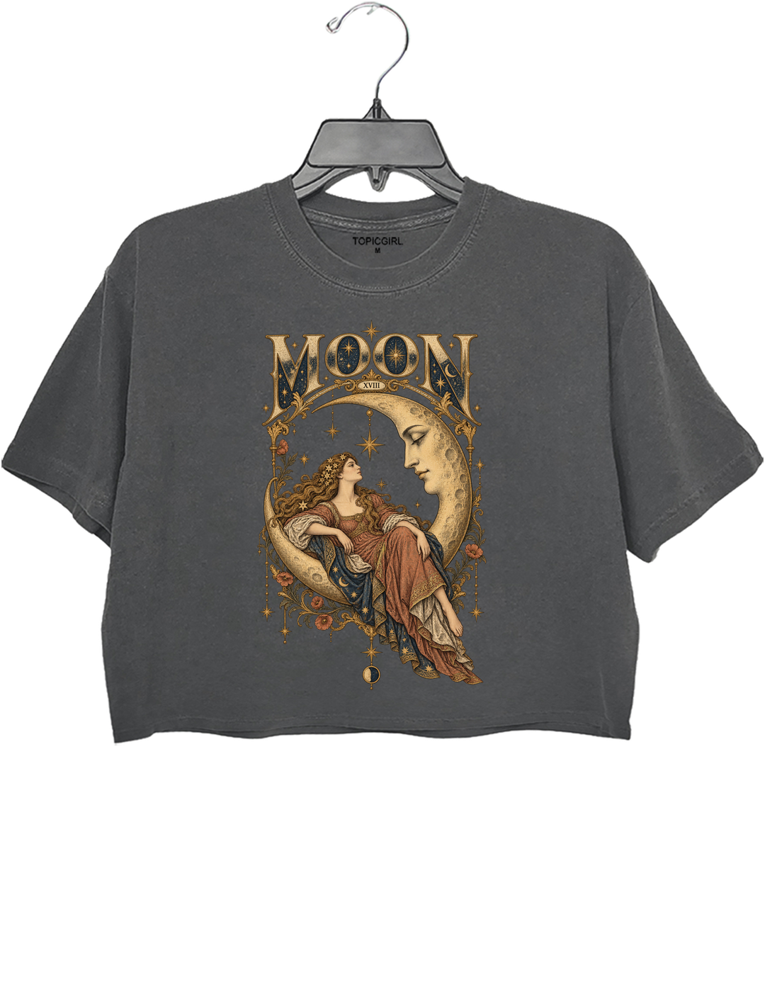 Celestial Moon Tarot Crop Top