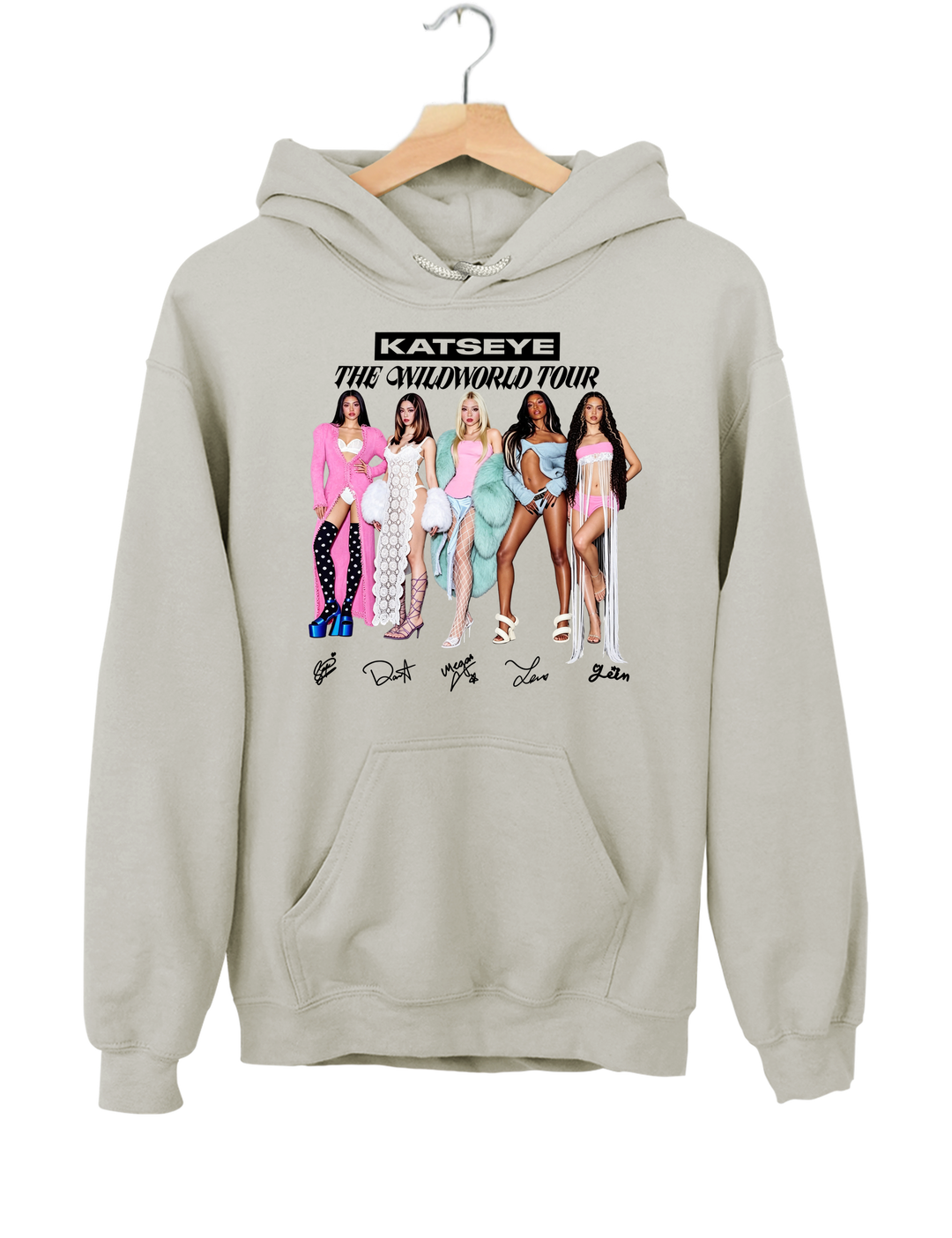 KATSEYE Girls 2026 World Tour Hoodie - Gray