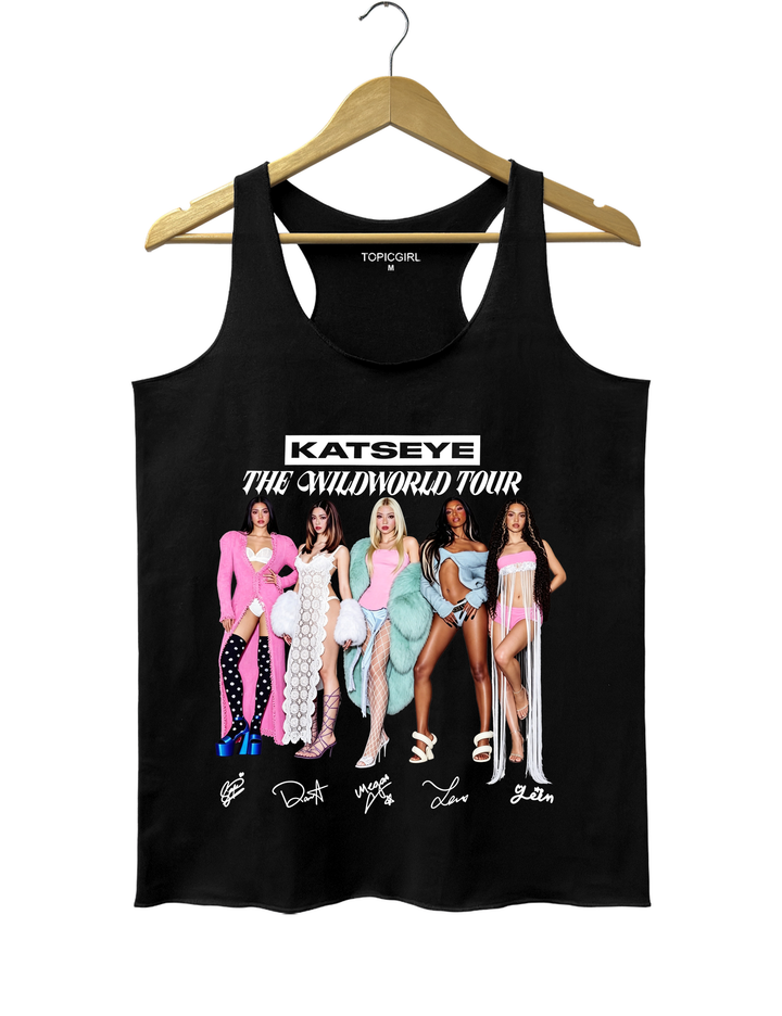 KATSEYE Girls 2026 World Tour Tank Top - Black