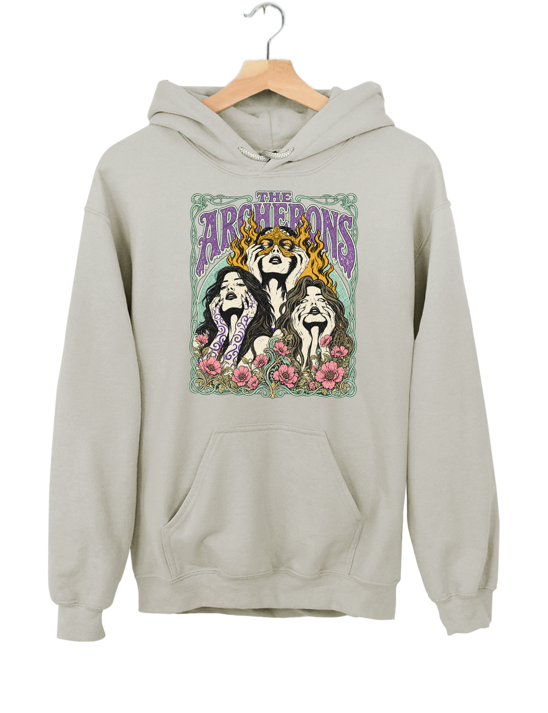 ACOTAR Archeron Sisters Hoodie - Gray