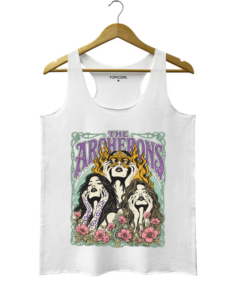 ACOTAR Archeron Sisters Tank Top - White
