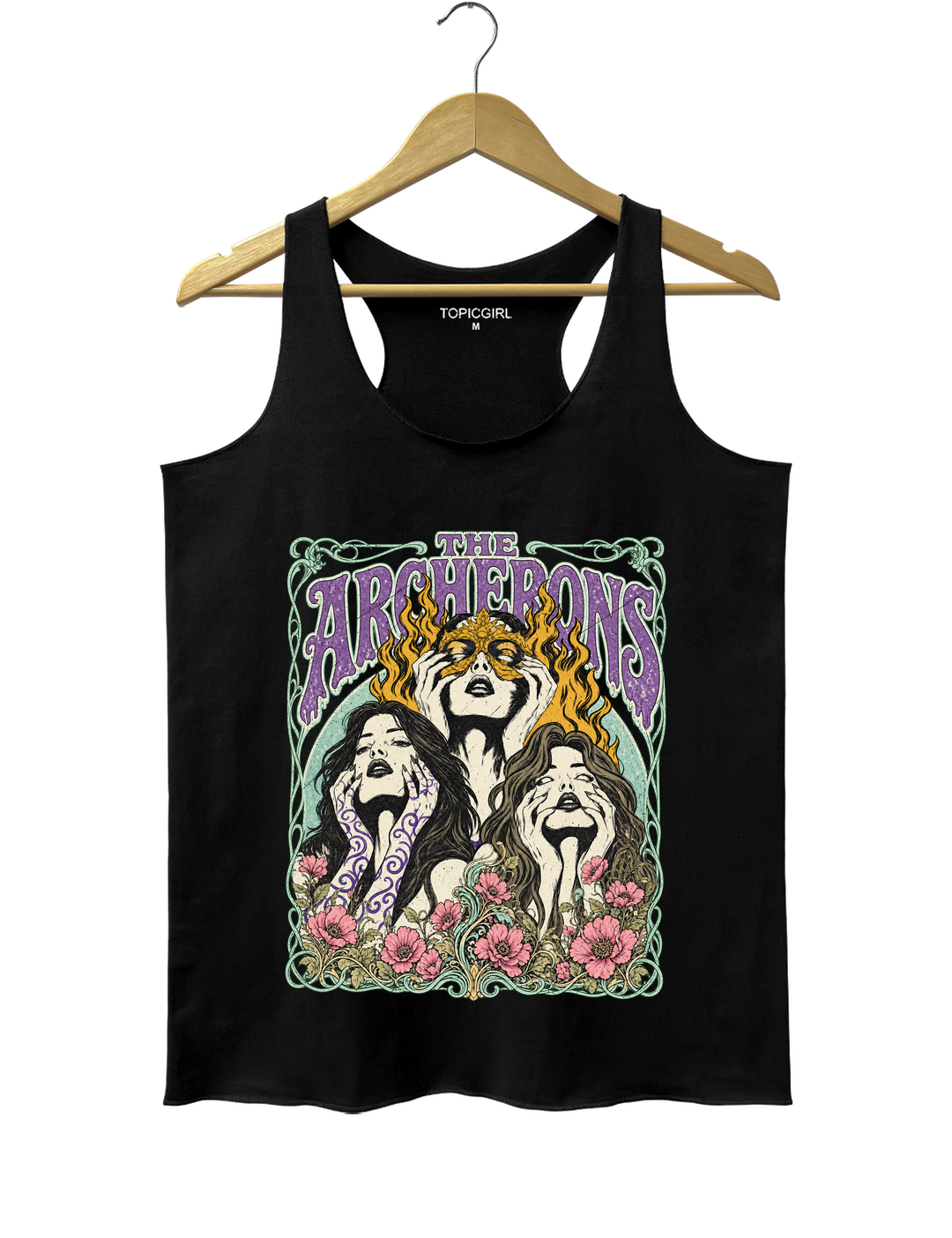 ACOTAR Archeron Sisters Tank Top - Black