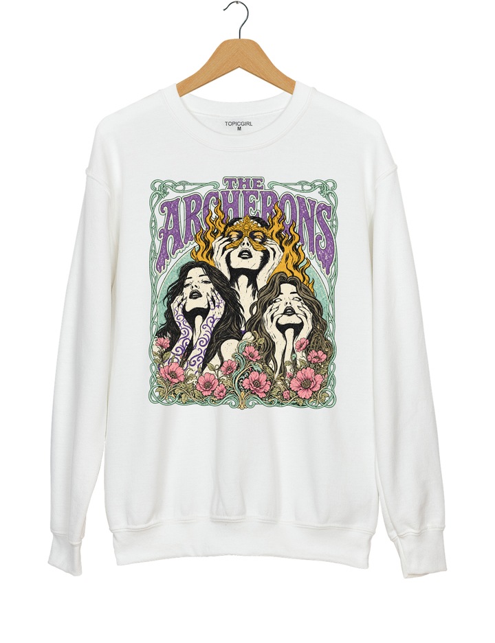 ACOTAR Archeron Sisters Sweatshirt - White