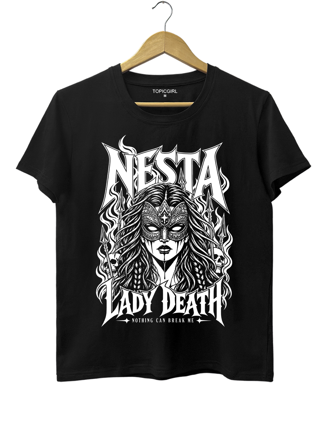 Nesta Archeron Valkyrie Acotar Tee - Black