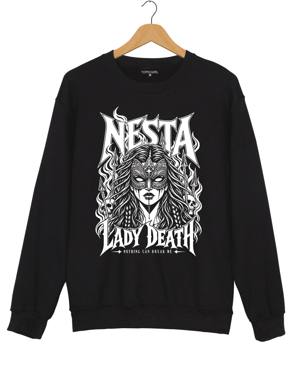 Nesta Archeron Valkyrie Acotar Sweatshirt - Black