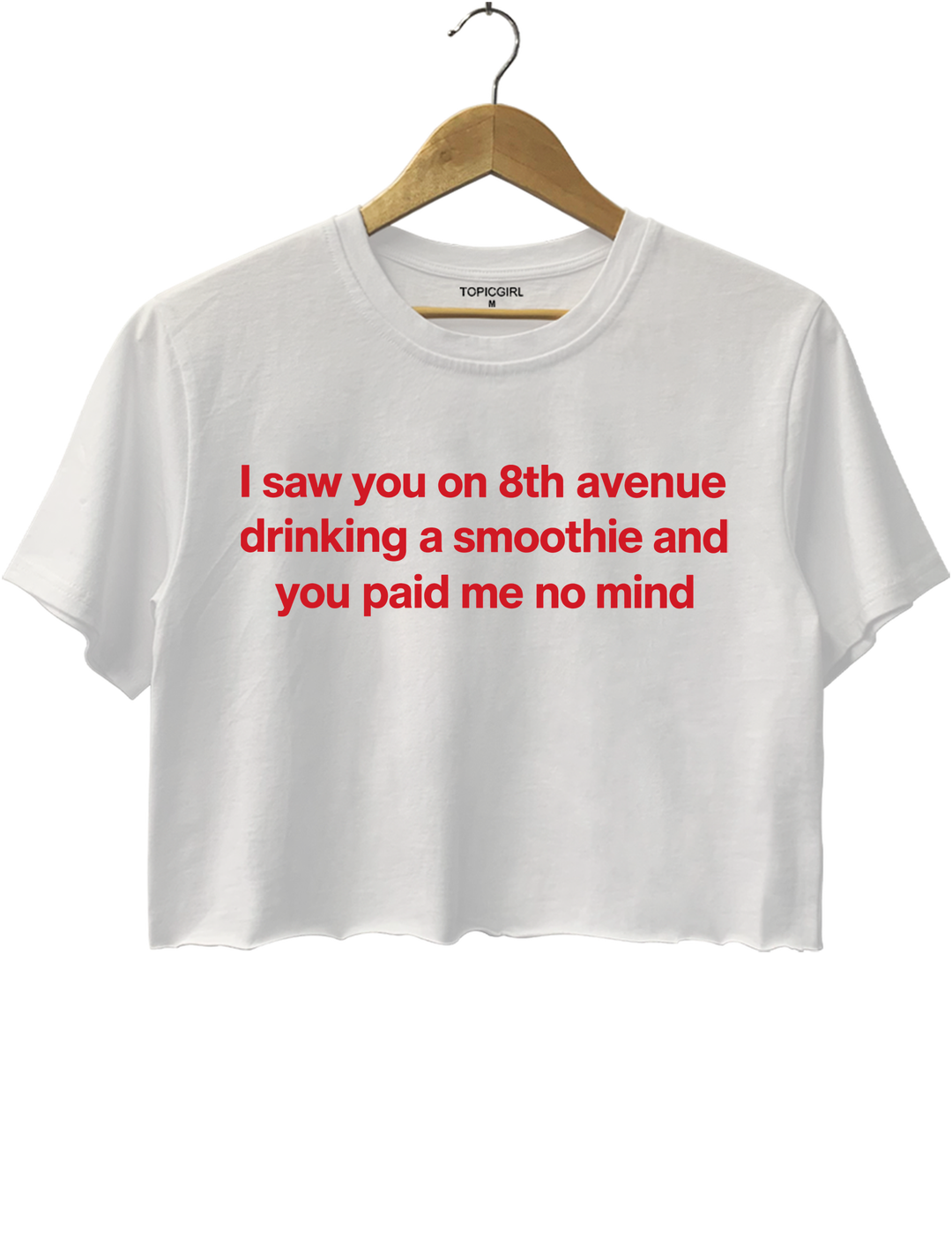 Dancing With The Stars Connor Wood 8th Avenue Smoothie Crop Top - White